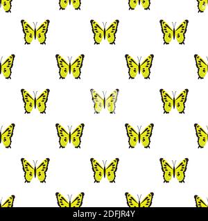 Vector butterflies pattern. Abstract seamless background. Stock Vector