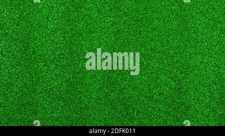 Green glittered fabric close up. Texture and background Stock Photo