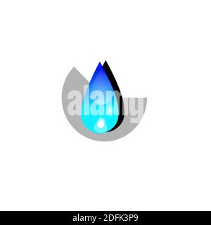 Water drop vector symbol made by using Inkscape Stock Vector
