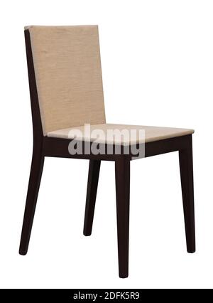 Vintage Art deco Chairs isolated on white background Stock Photo