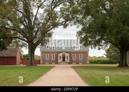 George Mason's Gunston Hall 18th Century mansion in Mason Neck, Virginia. Stock Photo