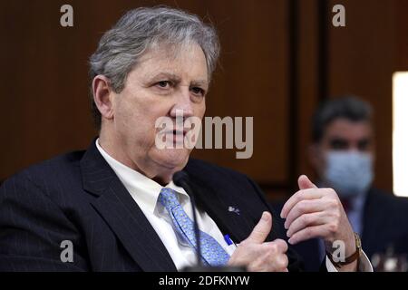 Sen. John Kennedy, R-La., speaks before a Senate hearing on Capitol ...