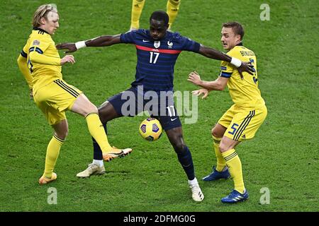Moussa Sissoko of France in action during the UEFA Nations League group stage match between France and Sweden at Stade de France, on November 17, 2020 in Paris, France. Photo by David Niviere/ABACAPRESS.COM Stock Photo
