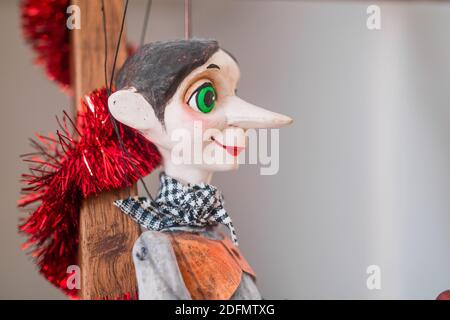Tyrannosaurus Marionette Wooden Puppet