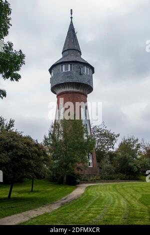 Wasserturm in Husum, Nordfriesland Stock Photo