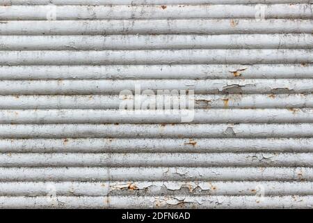 Gray roll old door for background Stock Photo