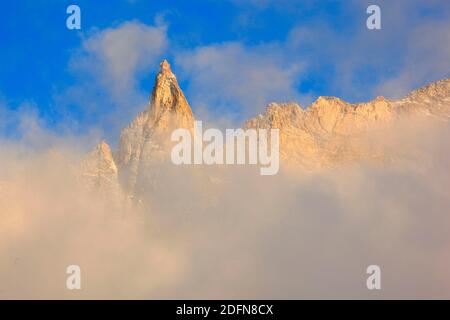 Aiguille de la Tsa, 3668 m, Valais, Switzerland Stock Photo