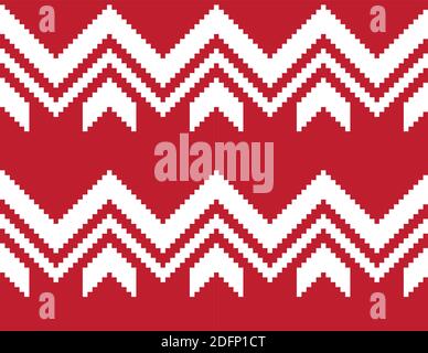 Chevron seamless pattern background for fashion textile, knitwear, graphics Stock Vector