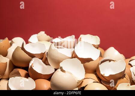 broken egg shells Stock Photo