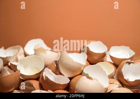 broken egg shells Stock Photo