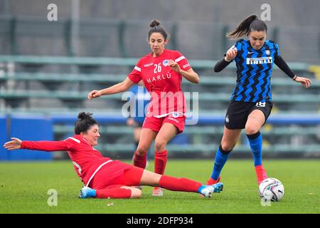 Maria Teresa Pandini 18 Inter And Alessia Venturini 15 San Marino Academy In Action The Serie A Women S Match Between Fc Inter And San Marino Academy Cristiano Mazzi Spp Stock Photo Alamy