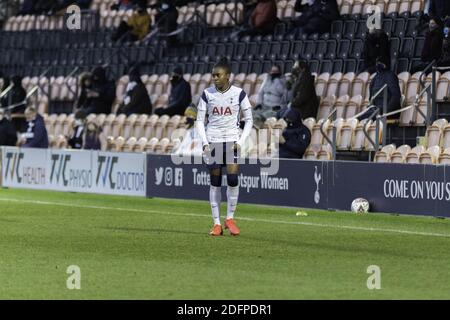 London, UK. 06th Dec, 2020. Tottenham's number 17 during the womens super league game between Tottenham and Brighton at the Hive in London. Leo Winter-Alsop/SPP Credit: SPP Sport Press Photo. /Alamy Live News Stock Photo