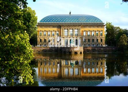 K21 Kunstmuseum' for contemporary art, built 1876-1880. It served as a State Parliament from 1949-1988. It is located at Kaiserteich (Emperor's Pond). Stock Photo