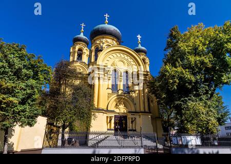 Metropolitan Cathedral of Saint Mary Magdalene (Katedra Metropolitalna Św. Marii Magdaleny) in Praga District of Warsaw, Poland Stock Photo