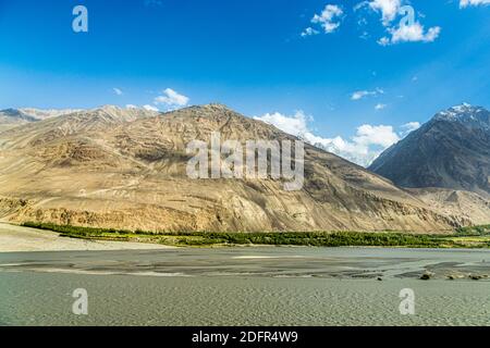 Silk road in Boibar, Tajikistan Stock Photo