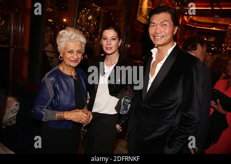 Exclusive - Yvette Bras, Marie-Agnes Gillot and Axel Huynh attending the  1st Prix Double Dome held at Le Dome in Paris, France on October 10, 2018.  Photo by Jerome Domine/ABACAPRESS.COM Stock Photo 