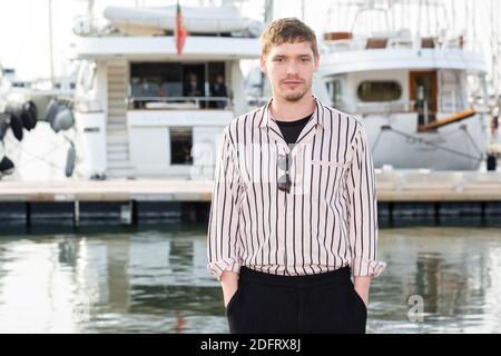 Billy Howle poses at the photocall of 'Motherfatherson' during the MIPCOM in Cannes, on October 15, 2018. Photo by Marco Piovanotto/ABACAPRESS.COM Stock Photo