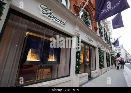 Chopard Luxury Shop retail outlet Mayfair London Stock Photo Alamy