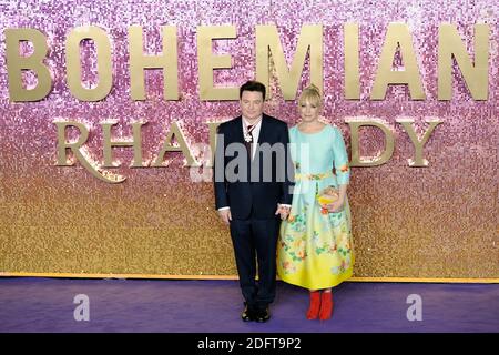 Mike Myers and Kelly Tisdale attending the Bohemian Rhapsody world Premiere at the Wembley Arena in London, England on October 23, 2018. Photo by Aurore Marechal/ABACAPRESS.COM Stock Photo