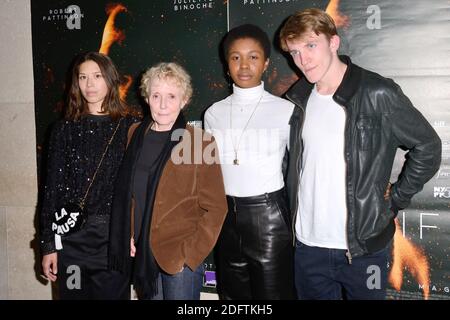 Claire Tran, Claire Denis, Gloria Obianyo and Ewan Mitchell attending the High Life Premiere at the french Cinematheque in Paris, France on November 05, 2018. Photo by Aurore Marechal/ABACAPRESS.COM Stock Photo