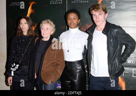 Claire Tran, Claire Denis, Gloria Obianyo and Ewan Mitchell attending the High Life Premiere at the french Cinematheque in Paris, France on November 05, 2018. Photo by Aurore Marechal/ABACAPRESS.COM Stock Photo