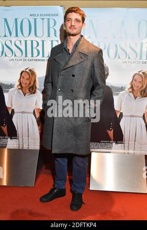 Niels Schneider Attends Un Amour Impossible Paris Premiere At Ugc Cine Cite Des Halles On November 5 18 In Paris France Photo By Laurent Zabulon Abacapress Com Stock Photo Alamy