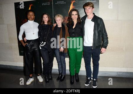 Gloria Obianyo, Claire Tran, Claire Denis, Juliette Binoche and Ewan Mitchell attending the High Life Premiere at the french Cinematheque in Paris, France on November 05, 2018. Photo by Aurore Marechal/ABACAPRESS.COM Stock Photo