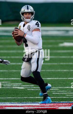 December 6, 2020, Las Vegas Raiders defensive end Arden Key (99) in action  during the NFL game between the Las Vegas Raiders and the New York Jets at  MetLife Stadium in East