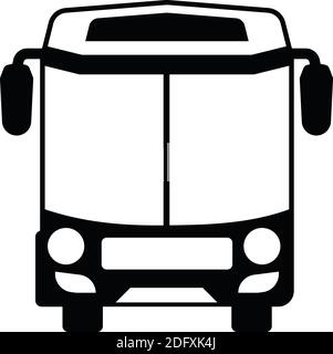 Bus icon design template vector isolated illustration Stock Vector