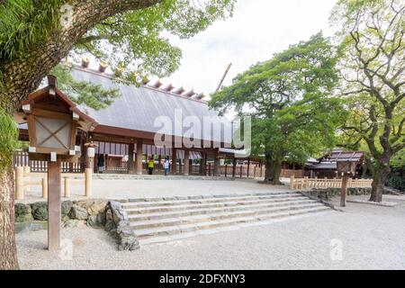 Atsuta Shrine grounds in Nagoya, Japan Stock Photo