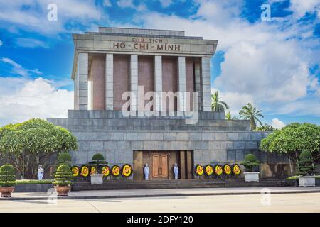 Ho Chi Minh mausoleum in Hanoi, Vietnam Stock Photo