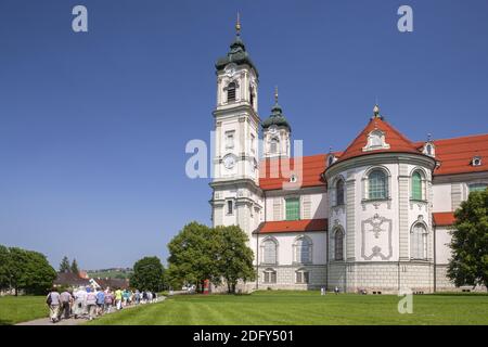 geography / travel, Germany, Bavaria, Ottobeuren, Benedictine monastery Ottobeuren, Swabia, Lower Allg, Additional-Rights-Clearance-Info-Not-Available Stock Photo