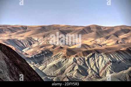 The scenic Aladaglar mountains in Zanjan Province, Iran under a clear ...