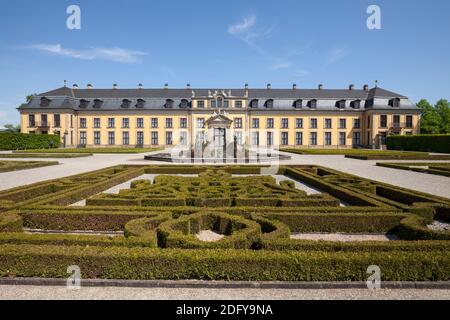geography / travel, Germany, Lower Saxony, Hanover, Herrenhausen Gardens, balcony, orangery, Additional-Rights-Clearance-Info-Not-Available Stock Photo