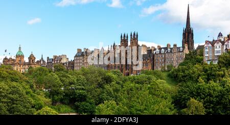 Old town of Edinburgh, Scotland Stock Photo