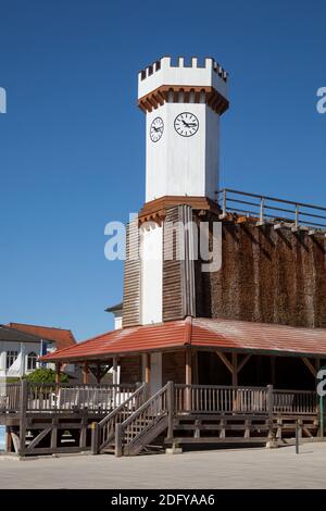 geography / travel, Germany, North Rhine-Westphalia, Bad Salzuflen, graduation works clock tower, Additional-Rights-Clearance-Info-Not-Available Stock Photo