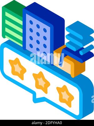 smart city review icon vector outline illustration Stock Vector Image ...