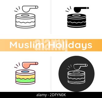 Drums icon Stock Vector