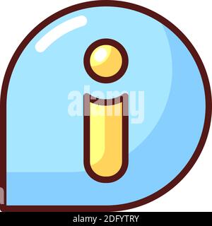 News app RGB color icon Stock Vector