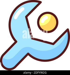 Setup RGB color icon Stock Vector