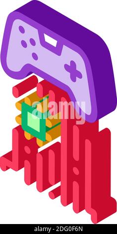 chip shop isometric icon vector illustration Stock Vector Image & Art ...