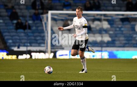 Frankie Kent of Peterborough during the Sky Bet EFL League One match between Portsmouth and Peterborough United at Fratton Park  , Portsmouth ,  UK - 5th December 2020 - Editorial Use Only - DataCo Stock Photo