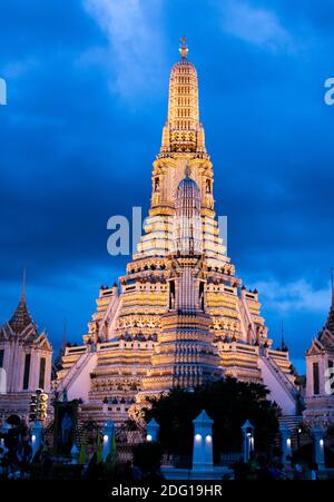 Wat Arun temple in Bangkok Thailand Asia Stock Photo