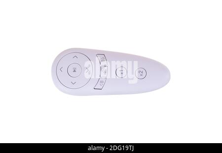 White remote control of windows cleaning robot isolated on white background with clipping path. Stock Photo