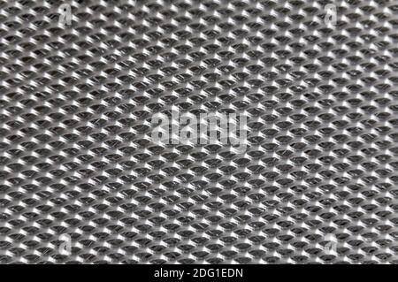Aluminium mesh pattern on black gradient background vector Stock Photo