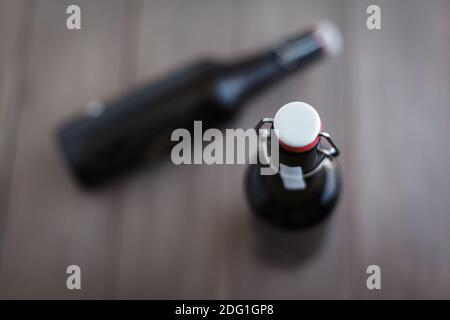 Brown Bottles Stock Photo