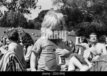 60s Berkeley, San Francisco Riots,1960s Stock Photo