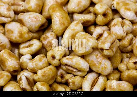 Honey Monster Wheat Puffs Stock Photo