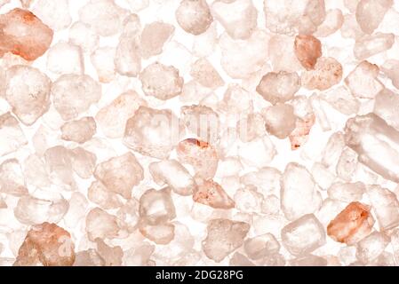 Pink Himalayan salt crystals. Stock Photo