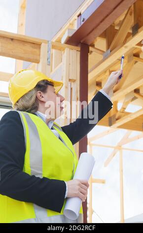 At the construction site Stock Photo
